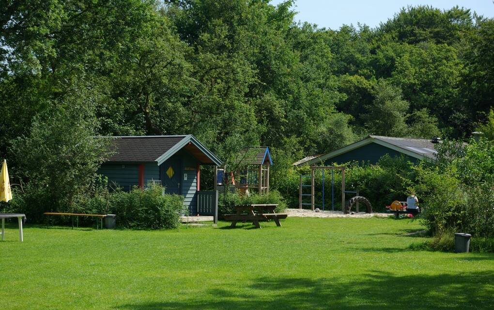 Heerlijk buiten spelen in de bosrijke omgeving op Camping Dorado.