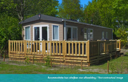 Chalet Large mit 3 Schlafzimmern und Terrasse (6 Personen)